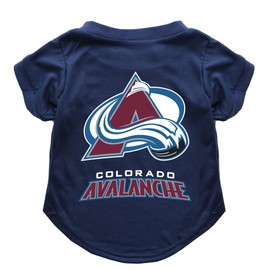 Little Earth 520171-AVLN-S: Colorado Avalanche Pet T-Shirt