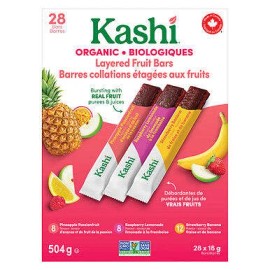 Kellogg Company Kashi Organic Layered Fruit Bars, 28 Bars, 504g/17.6 oz, Box
