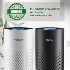 VNIUP ZQA-4000C Replacement Filter ZQA-4000C Air Purifier, H14 True Air Cleaner 360° 3-Stage Filtration, 3-in-1 High-Efficiency