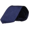 Bruno Piattelli Men's Solid Silk Tie, Navy, One Size