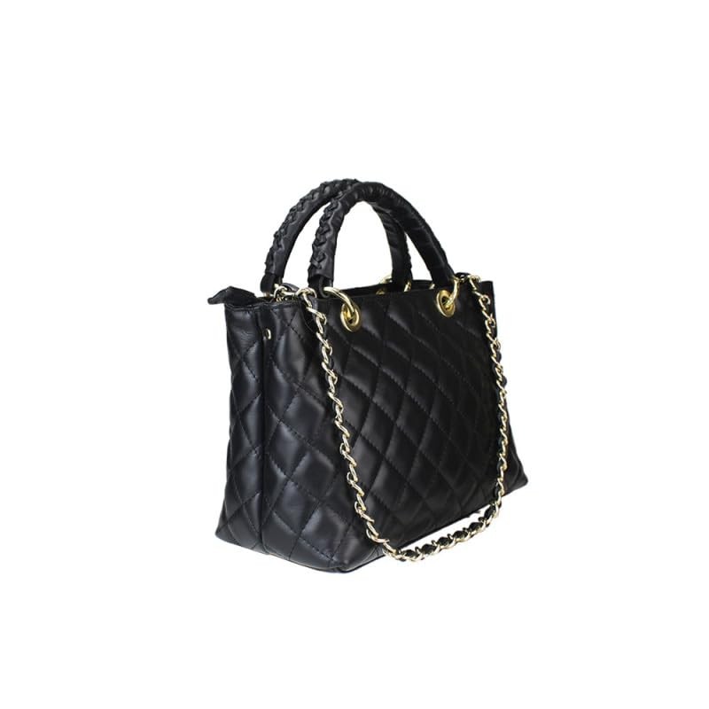 FrasiBags Genuine Quilted Leather Women's Leather Handbag Quilted Handbag Made