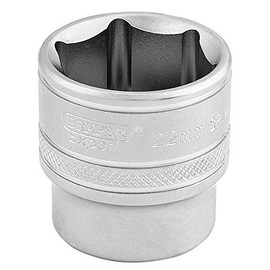 Draper 16547 3/8-Inch Square Drive 6 Point Metric Socket, 22mm Size