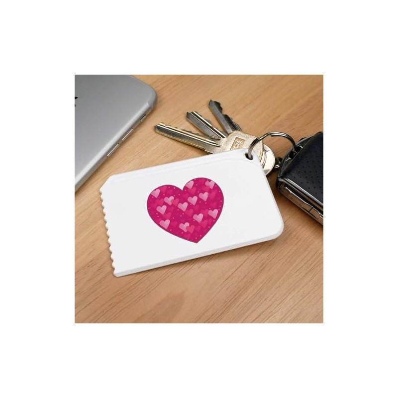 Azeeda 'Love Hearts Heart ' Plastic Ice Scraper (IC00041290)