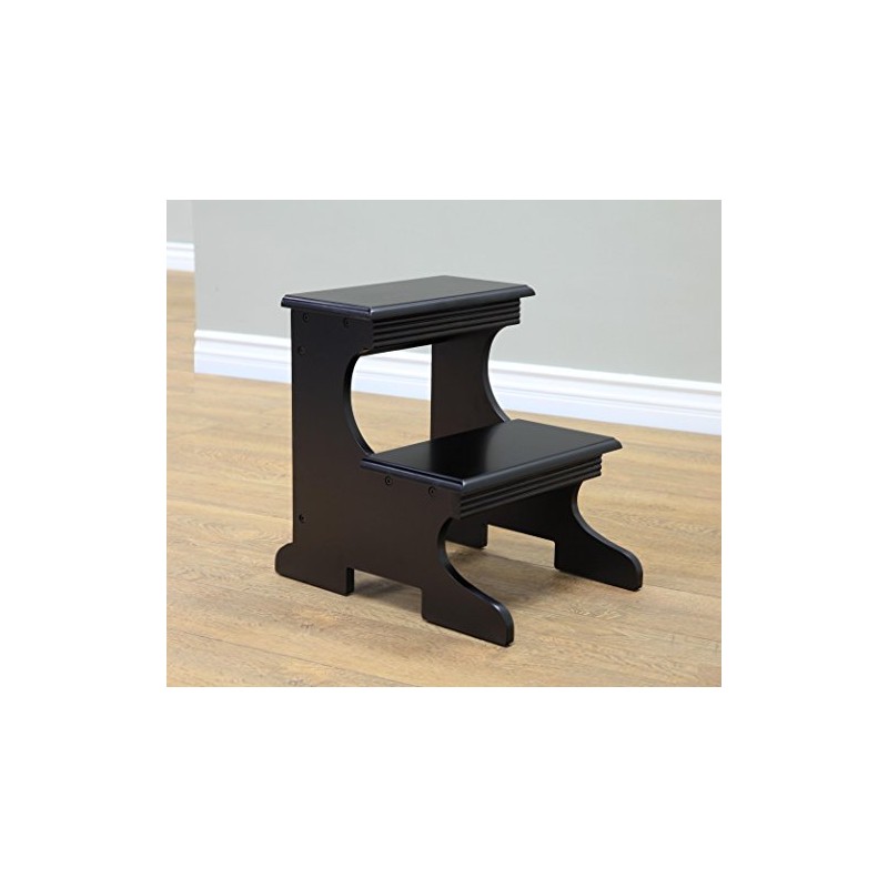 Frenchi Home Furnishing Step Stool, Black
