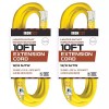 IRON FORGE CABLE 2 Pack of 10 Ft Outdoor Extension