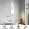 Oval Bathroom Mirror, 28X40 inch Oval Frameless Mirror, Frameless Mirrors