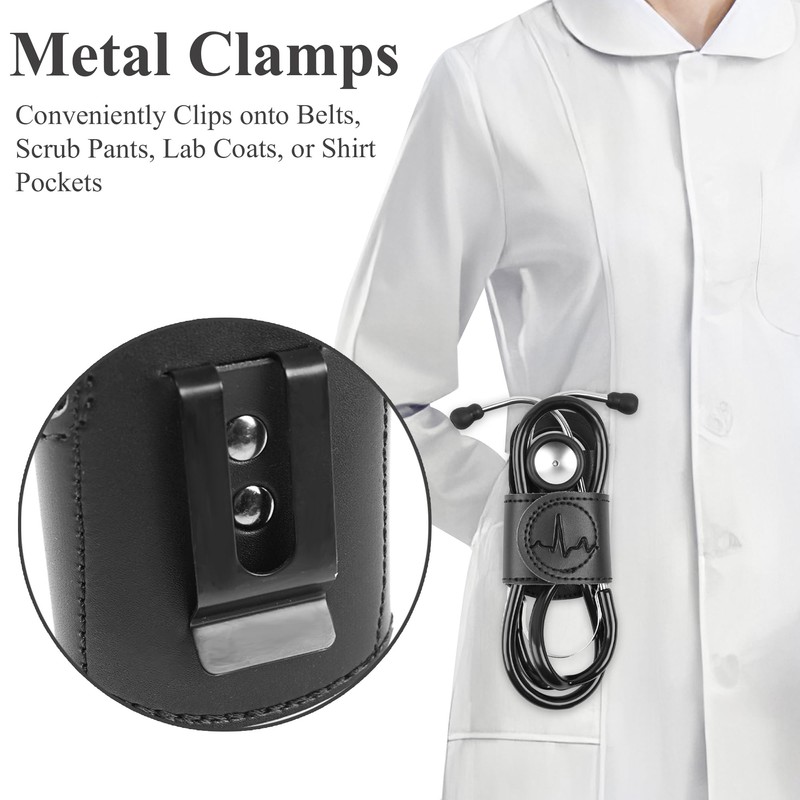 Lvkjafaz Stethoscope Holder Hip Clip.Night Shift Nurse Essentials Organizer,Stethoscope Belt