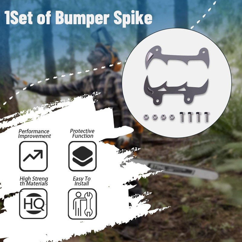 XYgdhqpt ​0000 660 0800 Bumper Spike Compatible with Stihl MS