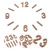 Gadpiparty 1set Clock Numbers Kit for Wall Clock Roman Numerals