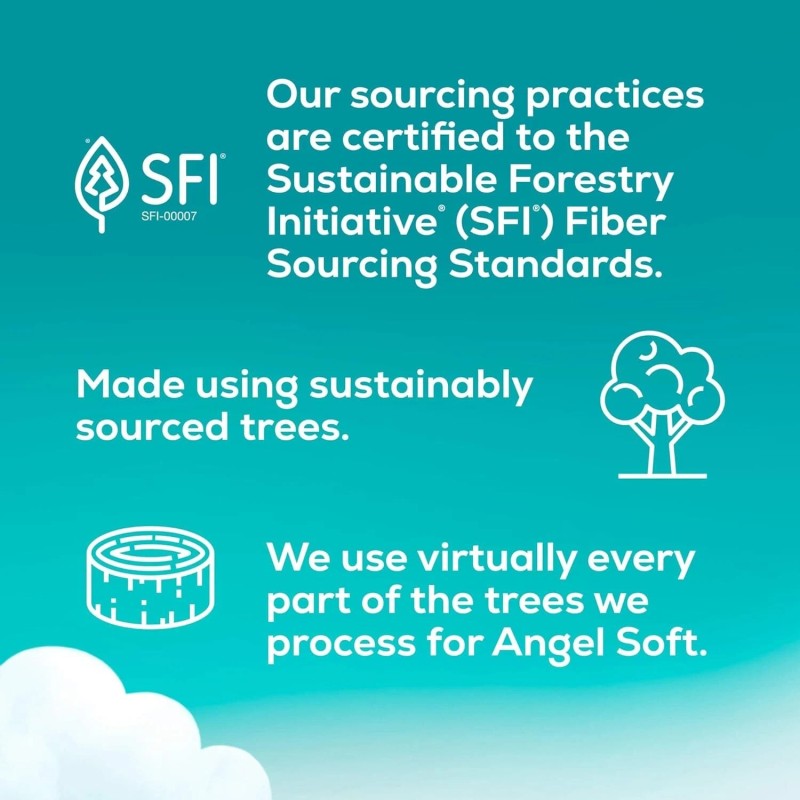 Angel Soft Toilet Paper 4 Mega Rolls - Soft &