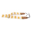 Guitar Strap Stylish Stripe Pattern Thickened Cotton Leather Adjustable Guitar