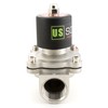 1" Stainless Steel Electric Solenoid Valve 110VAC Normally Closed Air