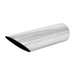Jones Stainless Steel Exhaust Tip Angle Cut - 2.5" Inlet  2.75" Outlet  9" Long