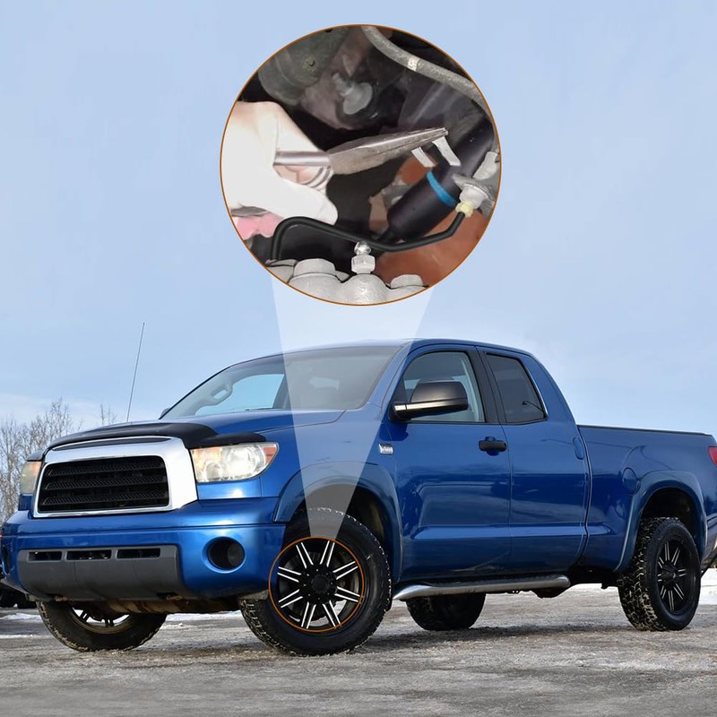 MOTOQUEEN Front Brake Caliper Line - for Toyota Tundra 2007-2014