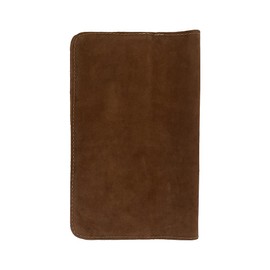 Rustic Leather Refillable Journal Cover for Moleskine Cahier Handmade by Hide & Drink :: Bourbon Brown