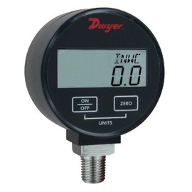 Dwyer® Digital Pressure Gage, DPGW-10, 1% Accuracy, Compatible Liquids & Gases, 0-300 psi