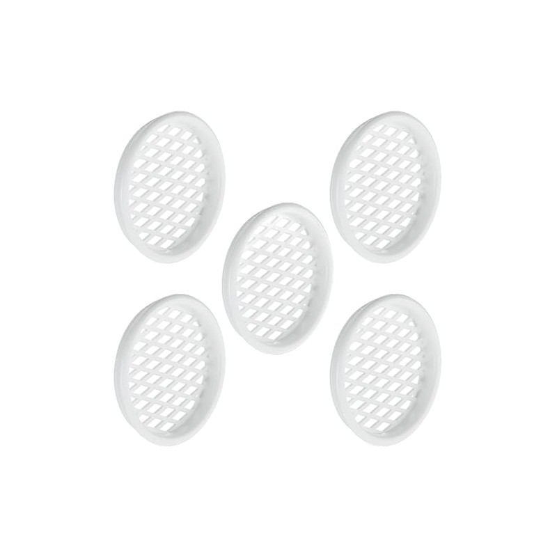 cyclingcolors 5x Ventilation Grille Exhaust Grille Outer Grille Round Total