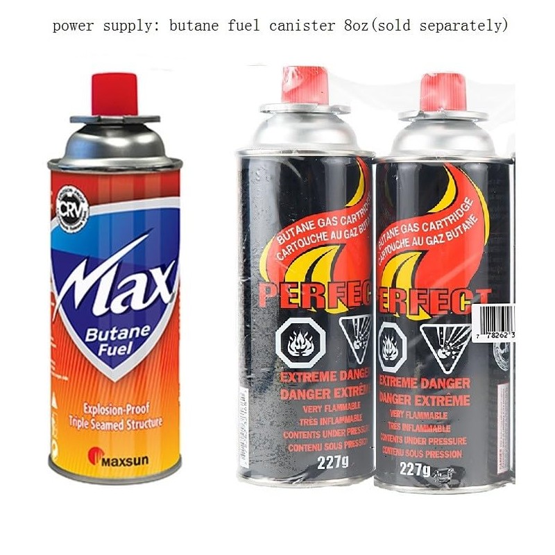 Maxsun Portable Gas Stove MS3800 (Black), 9,560BTU High Power, Camp