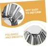 Garneck 24 Pcs Stainless Steel Tart Pans Decor Ensaymada Moulders