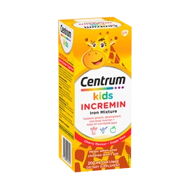 Centrum Kids Incremin Iron Mixture Cherry Flavour 200mL
