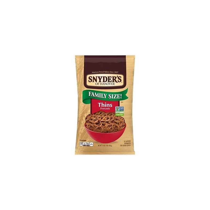 Snyder's Thin Pretzels 16oz (Bag of 4)