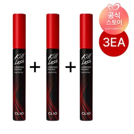 Clio [Clio][Clio] Clio Kill Lash Superproof Mascara X3_686277 - 010 Clear Curl/FREE / [클리오][클리오]클리오킬래쉬수퍼프루프마스카라X3_686277 - 010 또렷컬/FREE