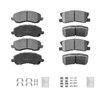 Fraxle Front and Rear Ceramic Brake Pads Set with Hardware