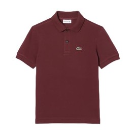 Lacoste Unisex-Child Short Sleeve Classic Pique Polo, Zin, 10 Years