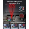 OQIMAX Projection Alarm Clock, 8.5 '' Digital Alarm Clock with