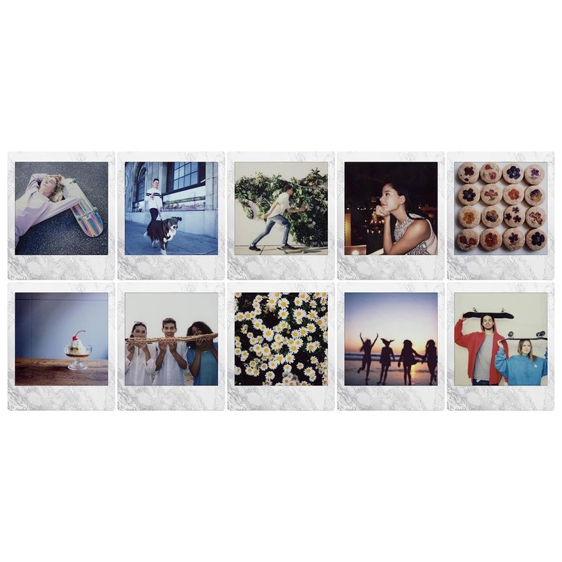 instax Square Film White Marble