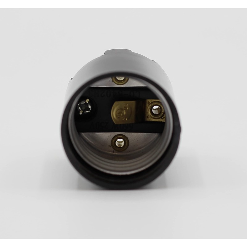 Creative Hobbies® ELT5561A Phenolic (Bakelite) Medium Base E26 Fixture Socket,