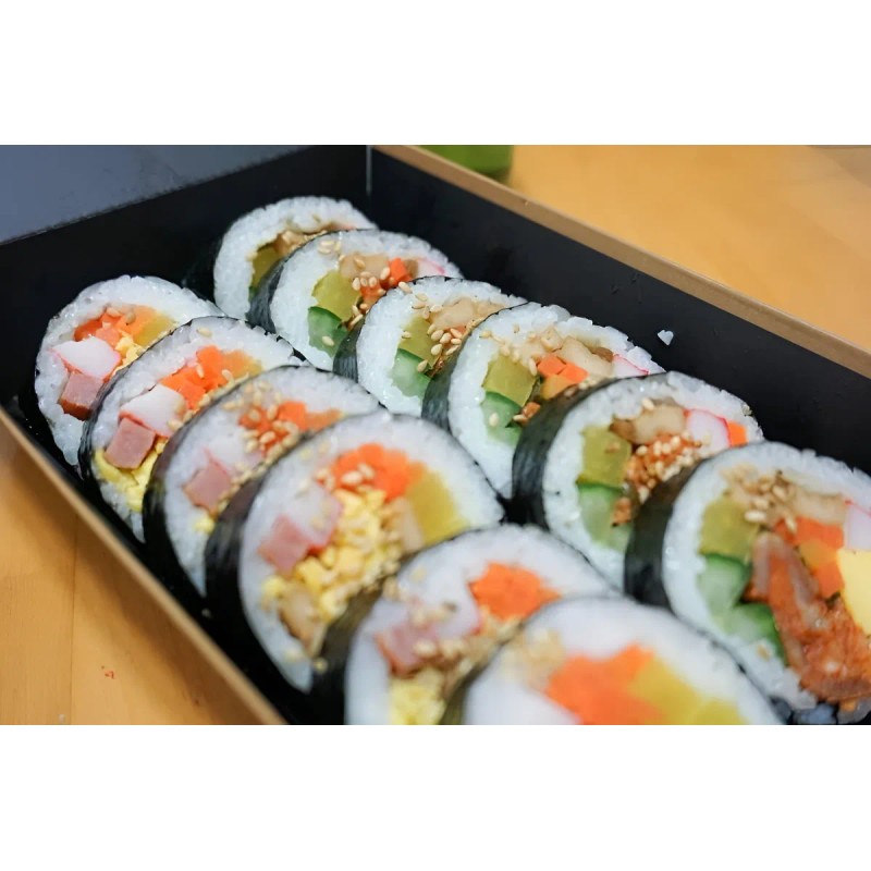 Tapete Para Sushi Bambu Natural Cocina 24 X 24 Cm