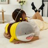 JOSON Bee Shark Plush Toy Pillow, Cute Shark bee Marine