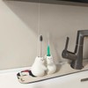 Ceramic Toothbrush Holder for Bathroom, Set of 2 Cute Tooth