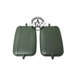 Pair Replacement LH and RH Dual Mirror Head for HMMWV (Green)