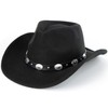 Women Felt Wide Brim Western Cowboy Hat for Men Panama
