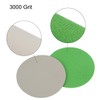 uxcell 3 Inch Wet Dry Sanding Discs 3000 Grit Hook