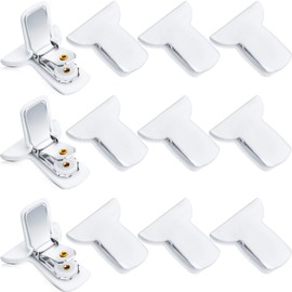 Patelai 12 Pieces Padded Comforter Clips White Duvet Clips Padded Blanket Fasteners to Secure Bedding for Preventing Comforters From Shifting Inside Duvet Cover Sweet Sleeping