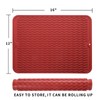 MicoYang Silicone Dish Drying Mat for Multiple Usage,Easy clean,Eco-friendly,Heat-resistant Silicone