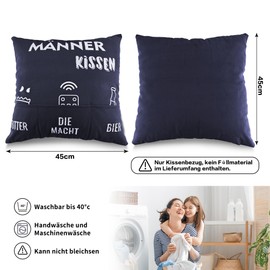 ZIENZENGYA Ich Liebe Dich Geschenke für Männer, Jahrestag Geschenk für Ihn, Hochzeitstag Geschenke für Partner, Geburtstagsgeschenk, Valentinstagsgeschenk(Kissenbezüge, Socken, Schlüsselanhänger)