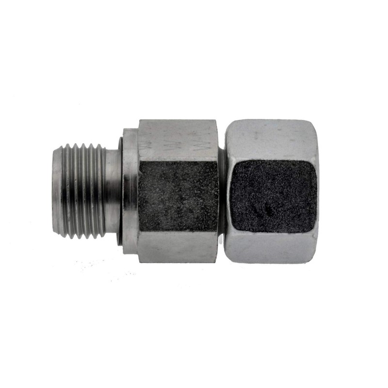 Adjustable Straight Screw-In Fitting 16 S-NPT 1/2 Inch Cutting Ring