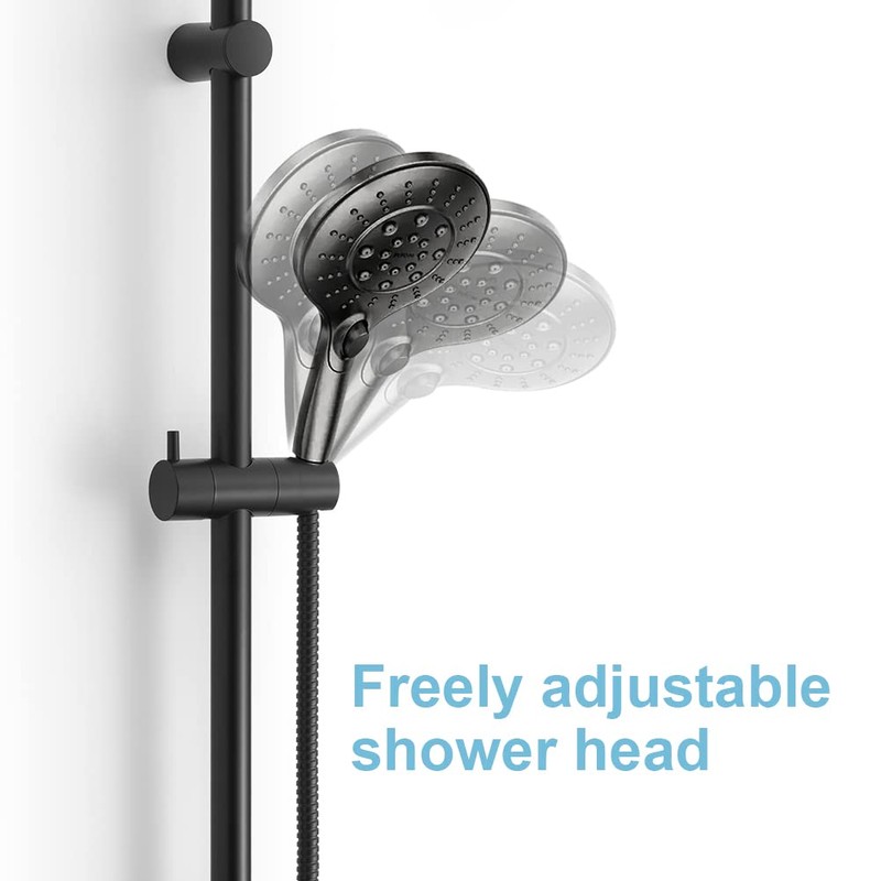 OFFO Shower Slide Bar 28 in Adjustable Installation Distance 19-27