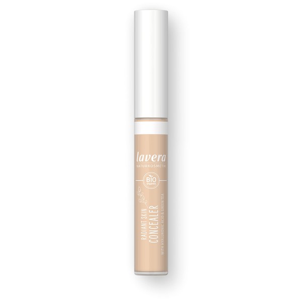 Radiant Skin Concealer - Light 02 - Conceal dark circles & blemishes - up to 8 hours hold - moisturising - vegan - natural cosmetics (1x 5,5 ml)