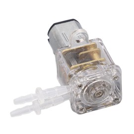 Yunseity Micro Peristaltic Pump, 1.5ml / min Metal Titration Self Priming Pump Miniature, Metering Measuring Liquid Pump for Beauty Medical Instruments, G15 3V /6V (G15-6V)