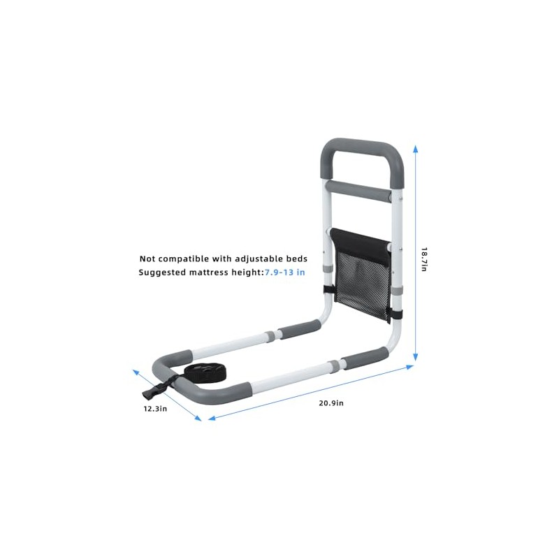 Bed Rails for Elderly Adults - 350LBS Heavy Duty Bed