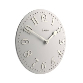 Jones Clocks® Betty wall clock | Classic convex clock | 30cm | Rose pink | Stylish elegance perfect for the kitchen, living room, office or bedroom
