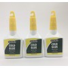 3 Bottles of Alcolin Wood Glue for Wood, 4.2 fl