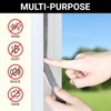 33 Ft Gray Self-Adhesive Soundproofing Weather Stripping for Doors and