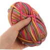 STOBOK Rainbow Yarn Crochet Accessories for Beginners Thick Chenille Yarn