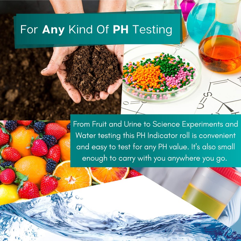 Labsales Universal Full Range PH 1-14 Tester Kit, 5M Roll
